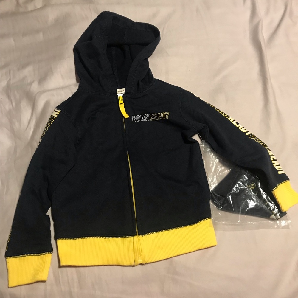“Born Ready” NWT 3T jacket and backpack